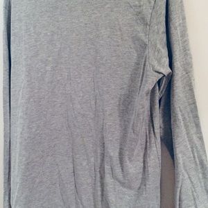 Tops - NWOT long sleeve light gray Nashville script tee L Tops - NWOT long sleeve light gray Nashville script tee L